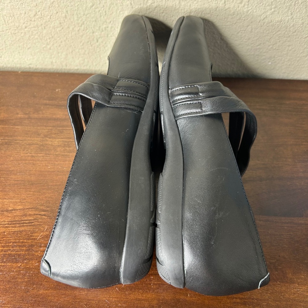 ABEO Shoes Womens 9M Tiana Black Leather Mary Jane Flats B.I.O.system Comfort - Picture 7 of 9